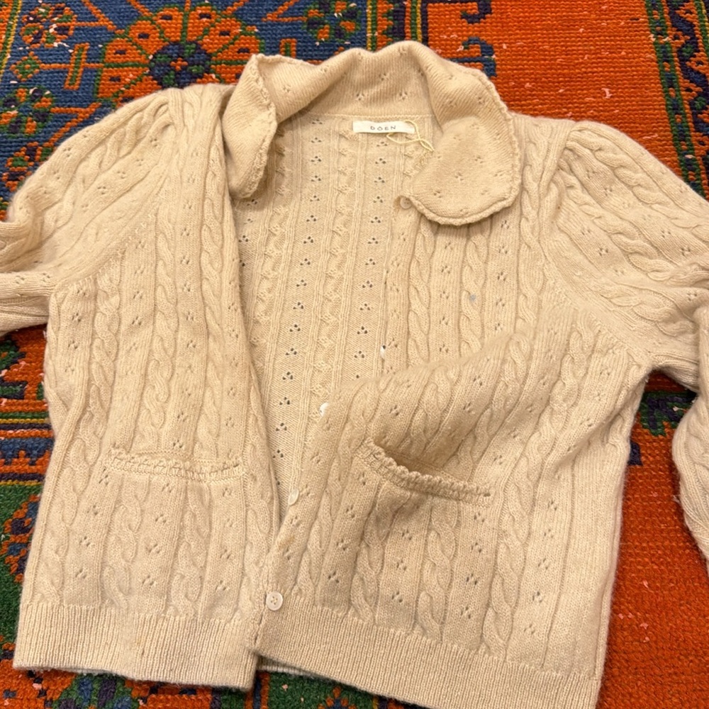 DOEN POSEY CARDIGAN SIZE S